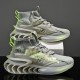 Men Breathable Fabric Soft Blade Sole Non Slip Lace Up Comfy Sports Casual Running Sneakers Men Breathable Fabric Soft Blade Sole Non Slip Lace Up Comfy Sports Casual Running Sneakers