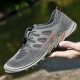 Men Genuine Leather Breathable Mesh Soft Bottom Non Slip Elastic Band Casual Sports Shoes Men Genuine Leather Breathable Mesh Soft Bottom Non Slip Elastic Band Casual Sports Shoes
