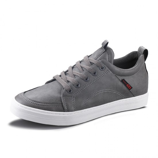 Men Canvas Breathable Soft Bottom Trendy Solid Lace Up Comfy Casual Shoes Men Canvas Breathable Soft Bottom Trendy Solid Lace Up Comfy Casual Shoes