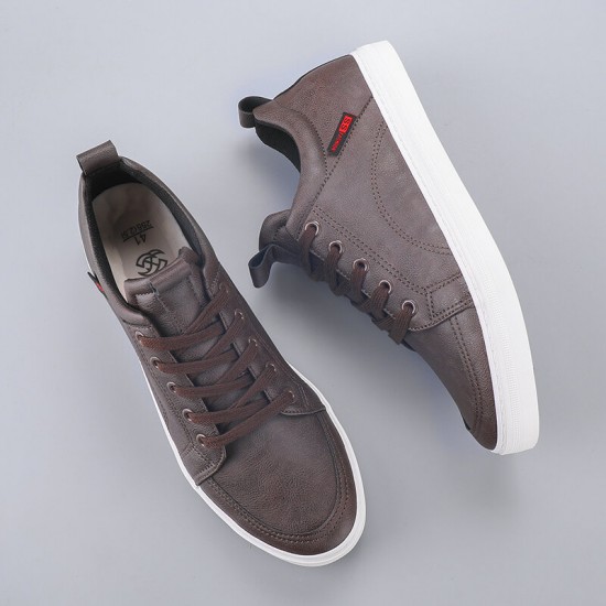 Men Canvas Breathable Soft Bottom Trendy Solid Lace Up Comfy Casual Shoes Men Canvas Breathable Soft Bottom Trendy Solid Lace Up Comfy Casual Shoes
