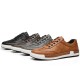 Men Microfiber Leather Comfy Bottom Non Slip Trendy Solid Lace Up Casual Court Shoes Men Microfiber Leather Comfy Bottom Non Slip Trendy Solid Lace Up Casual Court Shoes