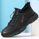 Men Cowhide Breathable Soft Bottom Non Slip Elastic Band Outdoor Sports Casual Shoes Men Cowhide Breathable Soft Bottom Non Slip Elastic Band Outdoor Sports Casual Shoes