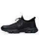 Men Cowhide Breathable Soft Bottom Non Slip Elastic Band Outdoor Sports Casual Shoes Men Cowhide Breathable Soft Bottom Non Slip Elastic Band Outdoor Sports Casual Shoes