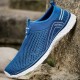Men Mesh Breathable Non Slip Lightweight Comfy Slip On Outdoor Casual Wading Shoes Men Mesh Breathable Non Slip Lightweight Comfy Slip On Outdoor Casual Wading Shoes