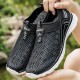 Men Mesh Breathable Non Slip Lightweight Comfy Slip On Outdoor Casual Wading Shoes Men Mesh Breathable Non Slip Lightweight Comfy Slip On Outdoor Casual Wading Shoes