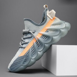 Men Breathable Comfy Fabric Non Slip Fashion Platform Casual Sports Sneakers