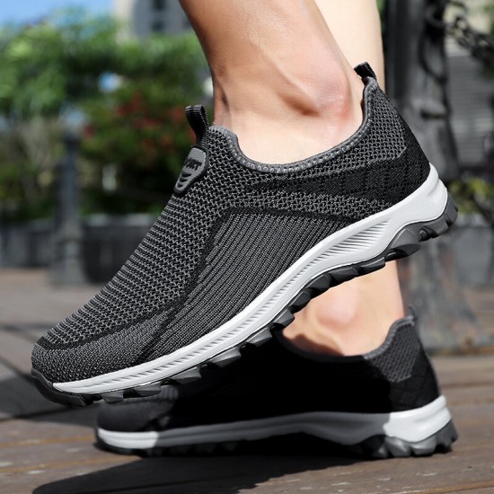 Men Breathable Fabric Comfy Sole Non Slip Casual Running Shoes Men Breathable Fabric Comfy Sole Non Slip Casual Running Shoes