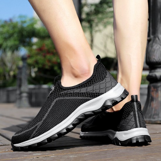 Men Breathable Fabric Comfy Sole Non Slip Casual Running Shoes Men Breathable Fabric Comfy Sole Non Slip Casual Running Shoes