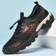 Men Mesh Breathable Non Slip Soft Sole Elastic Laces Outdoor Casual Sports Shoes Men Mesh Breathable Non Slip Soft Sole Elastic Laces Outdoor Casual Sports Shoes