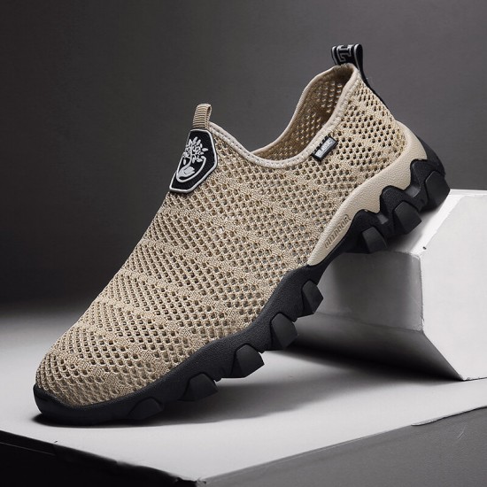 Men Hollow Out Breathable Soft Sole Non Slip Comfy Hiking Casual Outdoor Shoes Men Hollow Out Breathable Soft Sole Non Slip Comfy Hiking Casual Outdoor Shoes