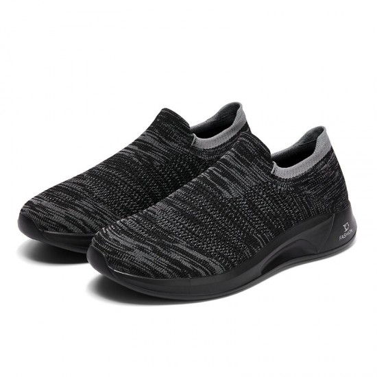 Men Breathable Fabric Soft Sole Non Slip Lace Up Sports Casual Walking Shoes Men Breathable Fabric Soft Sole Non Slip Lace Up Sports Casual Walking Shoes