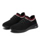 Men Breathable Fabric Soft Sole Non Slip Lace Up Sports Casual Walking Shoes Men Breathable Fabric Soft Sole Non Slip Lace Up Sports Casual Walking Shoes