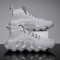 Men Breathable Fabric Soft Sole Non Slip Sports Platform Casual Chunky Sneakers