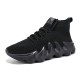 Men Breathable Fabric Soft Sole Non Slip Sports Platform Casual Chunky Sneakers Men Breathable Fabric Soft Sole Non Slip Sports Platform Casual Chunky Sneakers