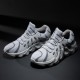 Men Breathable Soft Thick Sole Non Slip Lace Up Comfy Sports Casual Sneakers Men Breathable Soft Thick Sole Non Slip Lace Up Comfy Sports Casual Sneakers