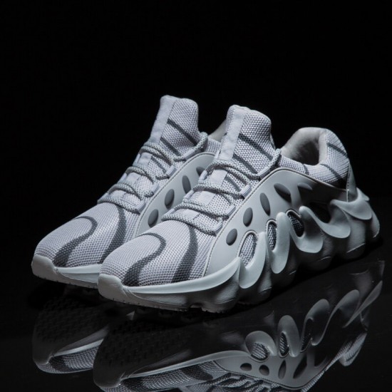 Men Breathable Soft Thick Sole Non Slip Lace Up Comfy Sports Casual Sneakers Men Breathable Soft Thick Sole Non Slip Lace Up Comfy Sports Casual Sneakers