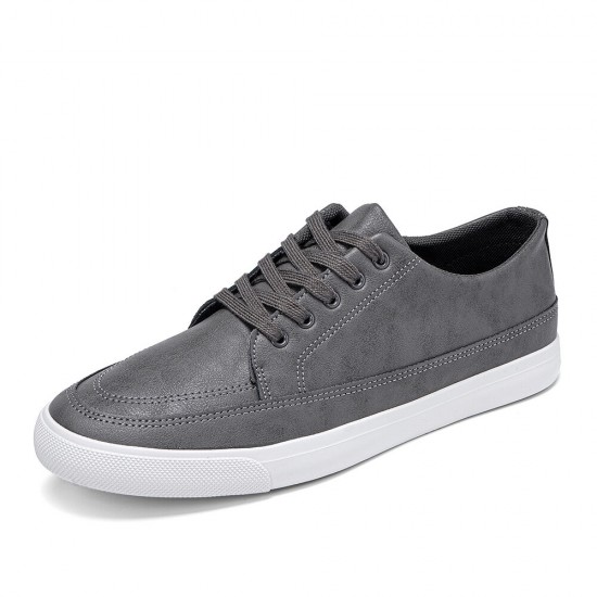 Men Breathable Soft Thick Bottom Vintage Solid Lace Up Comfy Casual Shoes Men Breathable Soft Thick Bottom Vintage Solid Lace Up Comfy Casual Shoes