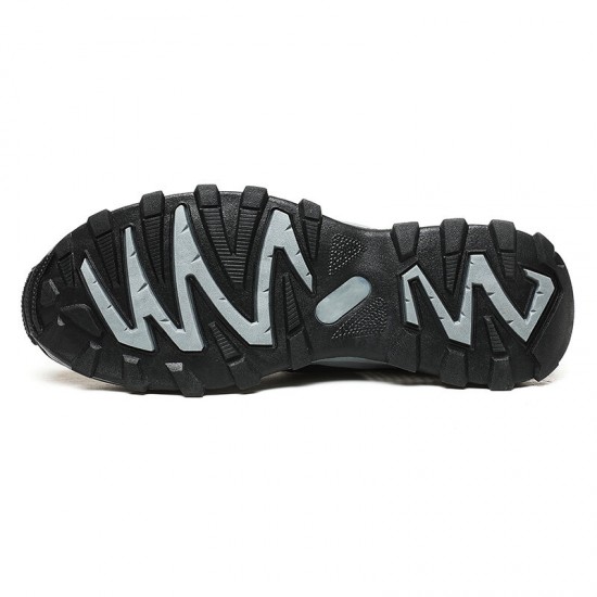 Men Mesh Breathable Soft Sole Non Slip Lace Up Outdoor Hiking Casual Sports Shoes Men Mesh Breathable Soft Sole Non Slip Lace Up Outdoor Hiking Casual Sports Shoes