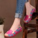Big Size Women Flower Floral Leather Loafers Moccasins Flats Soft Ballet Shoes Round Toe Flats Big Size Women Flower Floral Leather Loafers Moccasins Flats Soft Ballet Shoes Round Toe Flats