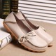 LOSTISY US Size 5-13 Women Soft Comfortable Lace-Up Breathable Casual Leather Flats Shoes LOSTISY US Size 5-13 Women Soft Comfortable Lace-Up Breathable Casual Leather Flats Shoes