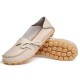 LOSTISY US Size 5-13 Women Soft Comfortable Lace-Up Breathable Casual Leather Flats Shoes LOSTISY US Size 5-13 Women Soft Comfortable Lace-Up Breathable Casual Leather Flats Shoes
