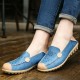 Women Leisure Shoes Breathable Hollow Out Flats Soft Sole Loafers Flower Printing Loafers Women Leisure Shoes Breathable Hollow Out Flats Soft Sole Loafers Flower Printing Loafers