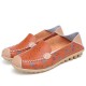 Women Leisure Shoes Breathable Hollow Out Flats Soft Sole Loafers Flower Printing Loafers Women Leisure Shoes Breathable Hollow Out Flats Soft Sole Loafers Flower Printing Loafers