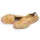 Women Leisure Shoes Breathable Hollow Out Flats Soft Sole Loafers Flower Printing Loafers Women Leisure Shoes Breathable Hollow Out Flats Soft Sole Loafers Flower Printing Loafers