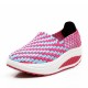 Women Leisure Platform Shoes Slip-on Knit Shake Shoes Hand knitting Sneakers Women Leisure Platform Shoes Slip-on Knit Shake Shoes Hand knitting Sneakers