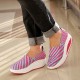 Women Leisure Platform Shoes Slip-on Knit Shake Shoes Hand knitting Sneakers Women Leisure Platform Shoes Slip-on Knit Shake Shoes Hand knitting Sneakers