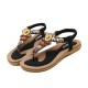 US Size 5-11 Women Summer Bohemian Outdoor Fashion Soft Comfortable Beach Flat Sandals Shoes US Size 5-11 Women Summer Bohemian Outdoor Fashion Soft Comfortable Beach Flat Sandals Shoes