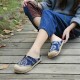 Women Casual Cotton Flax Outdoor Comfortable Round Toe Flat Loafer Shoes Women Casual Cotton Flax Outdoor Comfortable Round Toe Flat Loafer Shoes