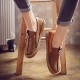 Women Soft Sole Pure Color Flat Loafers Women Soft Sole Pure Color Flat Loafers