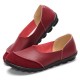 Soft Comfy Slip On Pattern Match Casual Flat Shoes Soft Comfy Slip On Pattern Match Casual Flat Shoes