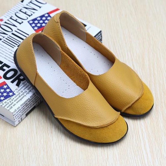 Soft Comfy Slip On Pattern Match Casual Flat Shoes Soft Comfy Slip On Pattern Match Casual Flat Shoes