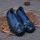 SOCOFY Genuine Leather Handmade Flower Loafers SOCOFY Genuine Leather Handmade Flower Loafers