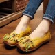 SOCOFY Genuine Leather Handmade Flower Loafers SOCOFY Genuine Leather Handmade Flower Loafers