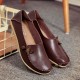 Large Size Soft Leather Multi-Way Flat Loafers For Women Large Size Soft Leather Multi-Way Flat Loafers For Women