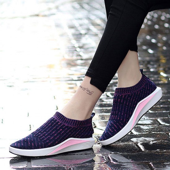 Women Breathable Slip On Soft Mesh Sport Running Outdoor Shoes Women Breathable Slip On Soft Mesh Sport Running Outdoor Shoes