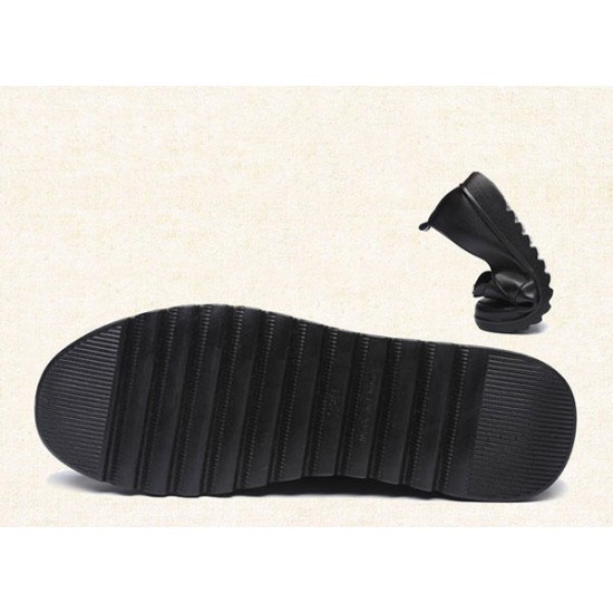 Women Casual Leather Slip On Outdoor Flat Loafers Women Casual Leather Slip On Outdoor Flat Loafers