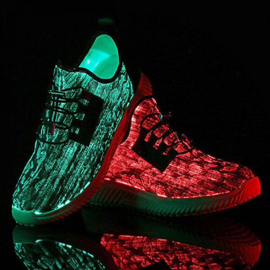 Women's Light Shoes Large Size Adjustable USB Charging Colorful LED Running Shoes Women's Light Shoes Large Size Adjustable USB Charging Colorful LED Running Shoes