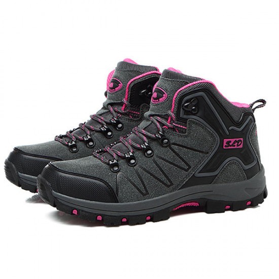 Women High Top Casual Comforbale Lace Up Outdoor Hiking Shoes Women High Top Casual Comforbale Lace Up Outdoor Hiking Shoes