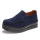 Women Wedge Heel Platforms Casual Suede Round Toe Shoes Women Wedge Heel Platforms Casual Suede Round Toe Shoes