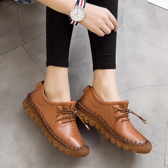 SOCOFY Casual Very Soft Flat Leather Shoes SOCOFY Casual Very Soft Flat Leather Shoes