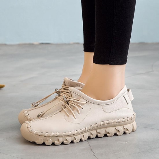 SOCOFY Casual Very Soft Flat Leather Shoes SOCOFY Casual Very Soft Flat Leather Shoes