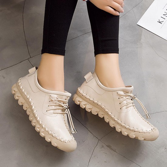 SOCOFY Casual Very Soft Flat Leather Shoes SOCOFY Casual Very Soft Flat Leather Shoes