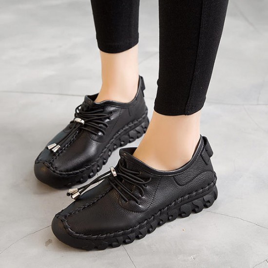 SOCOFY Casual Very Soft Flat Leather Shoes SOCOFY Casual Very Soft Flat Leather Shoes