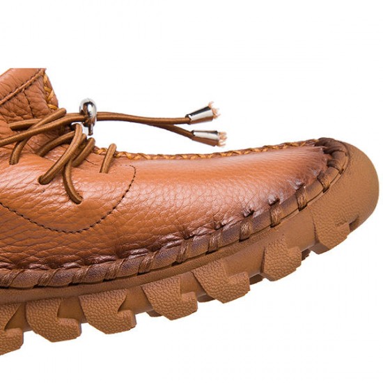 SOCOFY Casual Very Soft Flat Leather Shoes SOCOFY Casual Very Soft Flat Leather Shoes