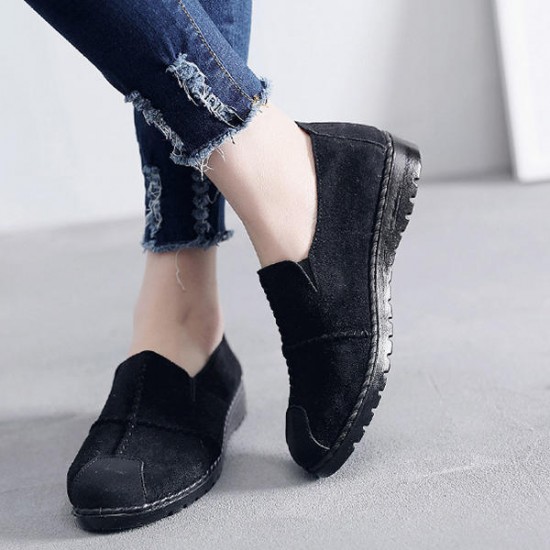 Women Casual Suede Soft Sole Loafers Women Casual Suede Soft Sole Loafers