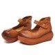 SOCOFY Soft Flat Leather Loafers SOCOFY Soft Flat Leather Loafers